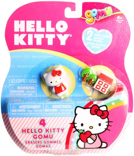 HELLO KITTY GUMA FÓRKY 4-BALENIE GOMU COBI