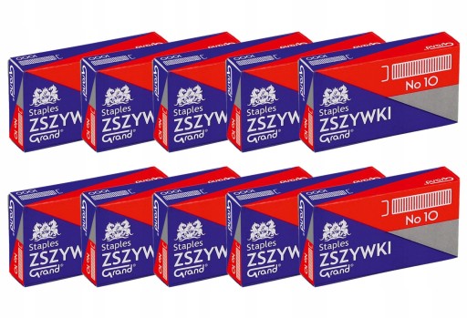 Sponky č. 10 GRAND 10 balení x 1000 kusov 110-1389