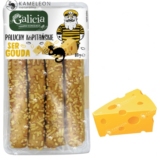 Kapitánske prsty syr gouda 80 g Galícia