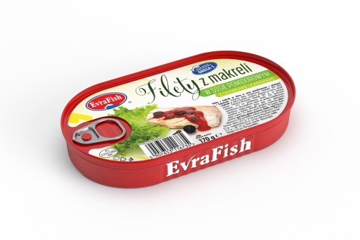 Evra.Filet z makrely.olivy 170g