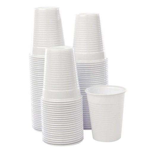Plastové poháre na pitie nápojov, 200 ml, 100 ks