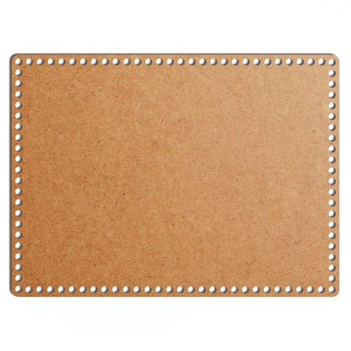 šedý základný košík dno 34x46cm HDF obdĺžnik