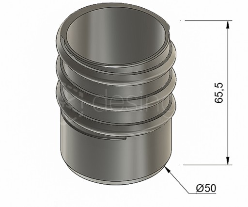 Adaptér redukujúci 50 splaškov 50 spiro NIT
