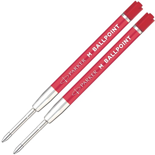 QUINKFLOW ECONOMY BALLPOINT NÁPLŇ ČERVENÁ M 2 KUS PARKER