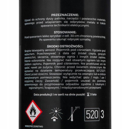 ALLWELD ANTI-SPATTER prípravok 400ml pre zváracie stroje