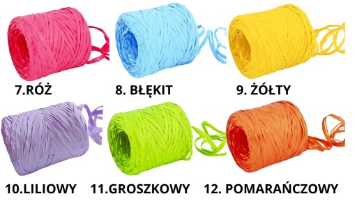 Rafiová syntetická ozdobná stuha na darčekové balenie dekorácia 10m