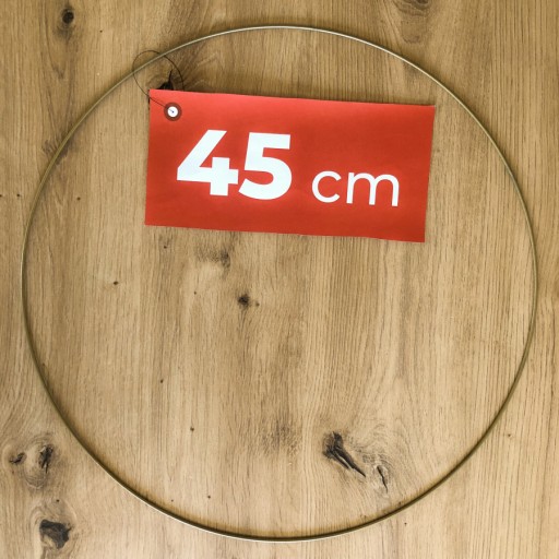 MATNÝ ZLATÝ KOVOVÝ prsteň na lapač snov, 45 cm