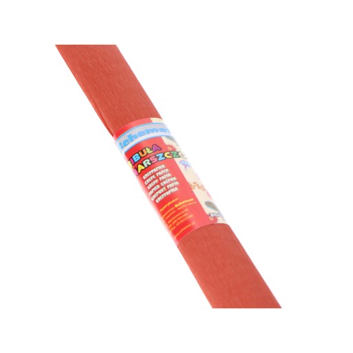 Krčený hodvábny papier 200 cm hnedý