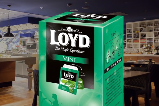 Expresný bylinkový mätový čaj v obálkach Horeca Mint 20T LOYD