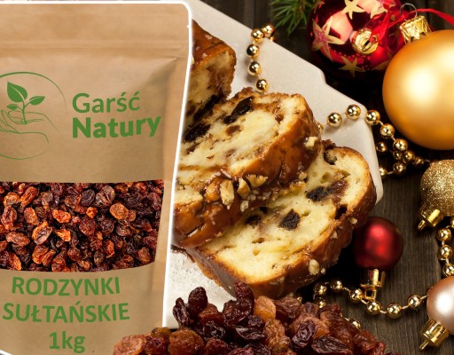 Sultánske hrozienka 1000g sladké čerstvé lahodné sušené sultánky KVALITNÉ 1kg