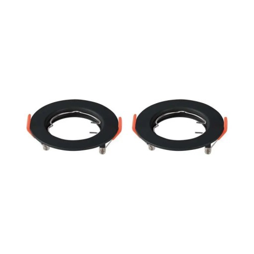 Očko V-TAC GU10 zapustené okrúhle čierne (balenie 2 ks) VT-929 3 roky