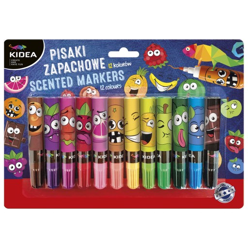 VOŇANÉ OVOCNÉ VÝLETY, 12 farieb, KIDEA