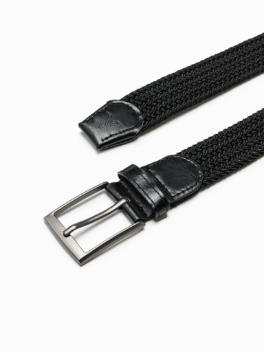 Klasický pánsky opasok 830A, čierny