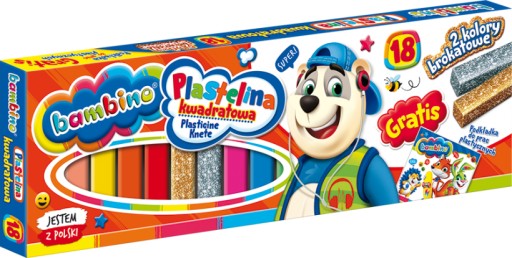 BAMBINO Štvorcová PLASTIKA 18 FAREB