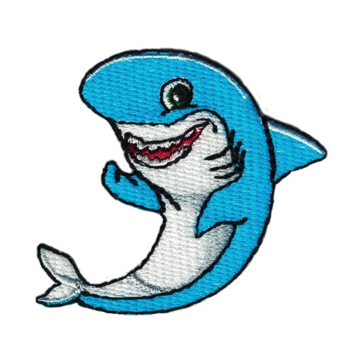 Termoadhézna nášivka na vyšívanie SHARK SHARK