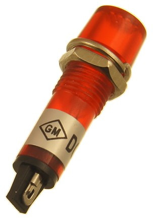 Kontrolka napájania 10mm XD10-3 červená 12V