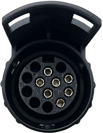 ZÁSTRČKA ADAPTÉRA 12V HÁK NA ZÁSUVKU PRÍvesu 7PIN 7/13 PLATFORMY