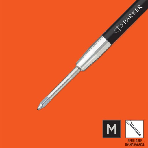 PARKER BALLPOINT REFILL BLACK GEL 2 KUS TIP M