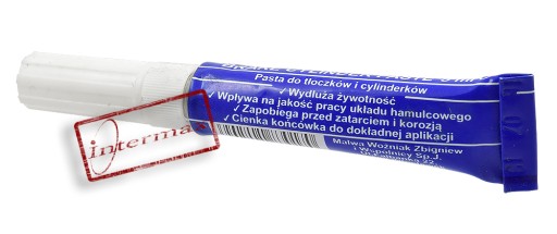 PASTA NA BRZDOVÝ PIEST 5ml, BEZFAREB