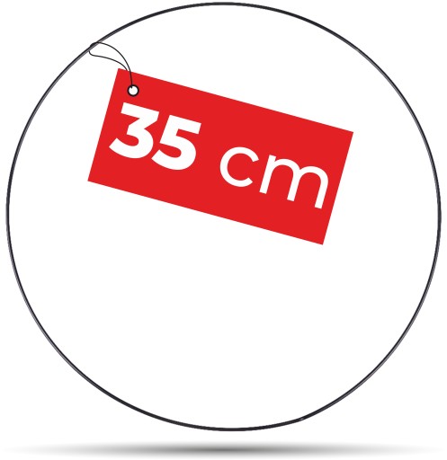Čierny prsteň lapač snov 35 cm - lapač snov
