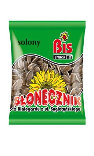 Slnečnicové semienka pražené, pásikavé solené 40g, malé balenie