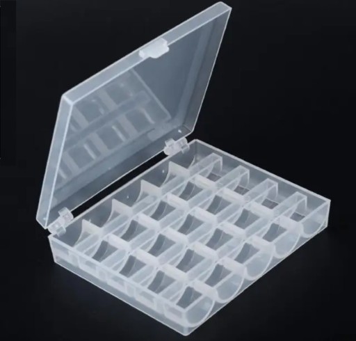 Organizérový box na 25 strojných cievok
