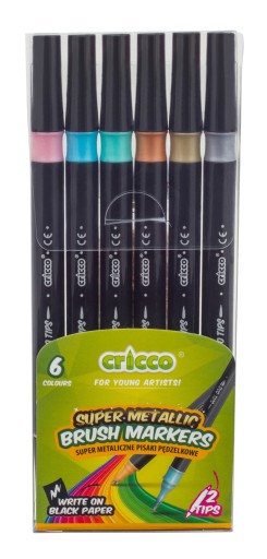 CRICCO OBOJSTRANNÉ KOVOVÉ PERÁ S KEFOU 6