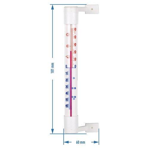 TEPLOMER S vlhkomerom 25cm 0253 -20 +50 stupňov C