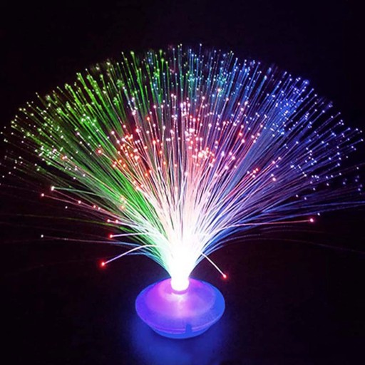 UFO FIBER OPTIC LAMP meniace farby LED
