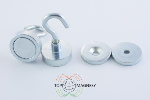 Magnetický držiak s podložkou a 20mm háčikom