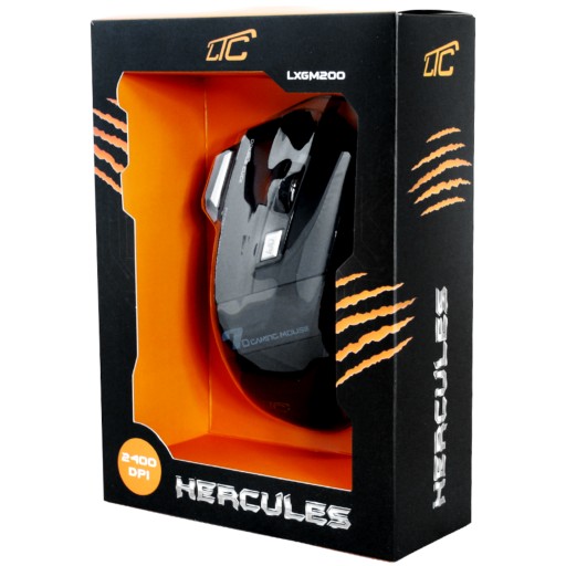MYŠ HERNÁ MYŠ PC 2400 DPI USB KÁBLOVÁ