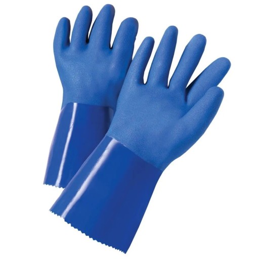 Olejovzdorné rukavice potiahnuté PVC SHOWA 660 r.11