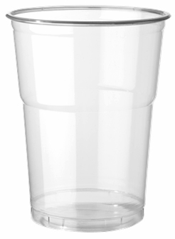 Hrnčeky hrnčeky na pivo hrnčeky 0,5L priehľadné 50 ks