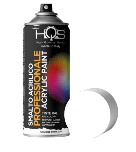 Lak v spreji HQS Universal Acrylic White Gloss