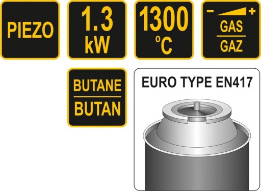 PLYNOVÝ HORÁK S PIEZO typ TWIST BUTÁN 73413