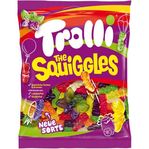 Trolli The Squiggles Jelly fazuľa 150g