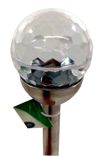 Záhradná lampa SOLAR BALL, efekt prasknutého skla