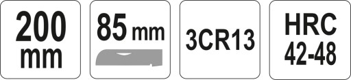 PRIAMY Nôž skladacia čepeľ 200mm YT-7600
