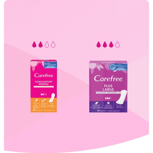 Carefree Cotton Fresh Scent hygienické vložky 56 ks.