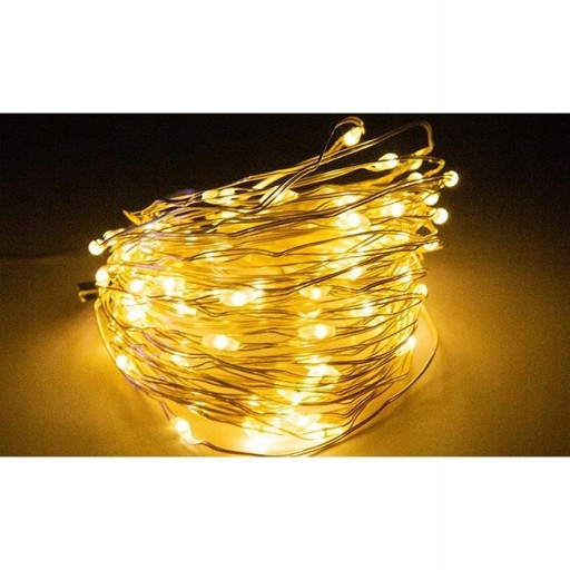 SOLAR GARDEN GARLAND DRÔTENÁ REŤAZ 100 LED