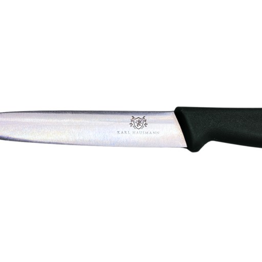 Kuchynský nôž rovný 10 cm čierny Karl Hausmann