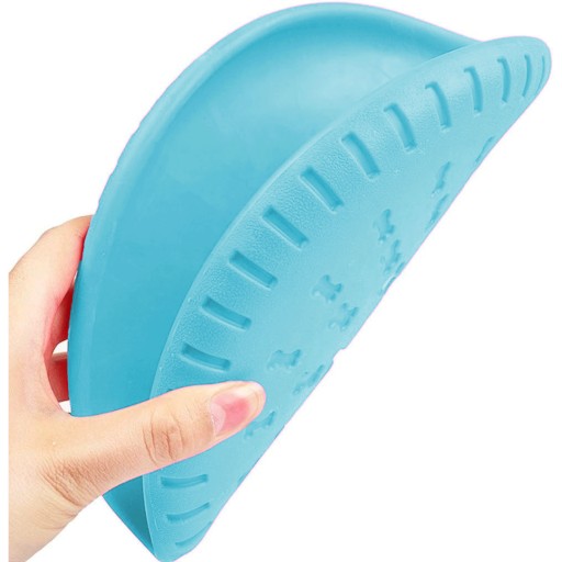 FRISBEE HRAČKA S LIETAJÚCIMI DISKMI, CHEEWARD PRE PSA, MODRÝ FLEXIBILNÝ ÚSTUP