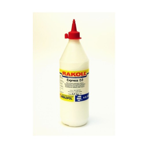 Lepidlo na drevo RAKOLL express D3 0,5 kg 500g