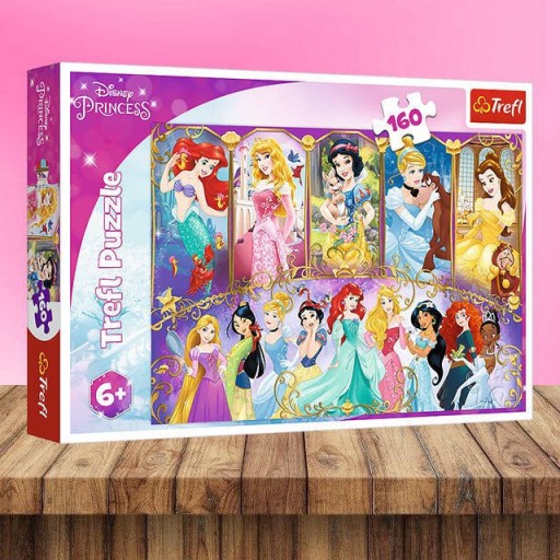 Puzzle 160 dielikov. Portréty Disney princezien