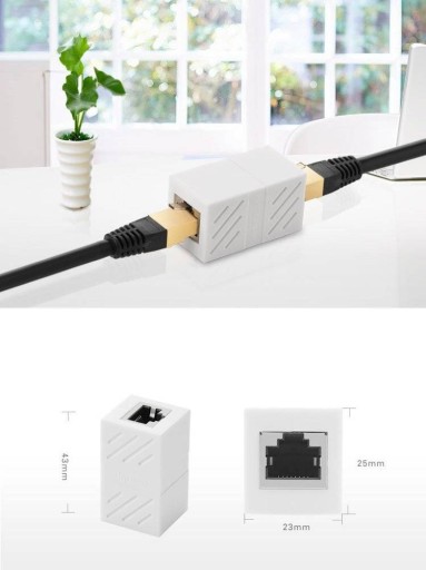 Ugreen konektor sieťového kábla RJ45 biely