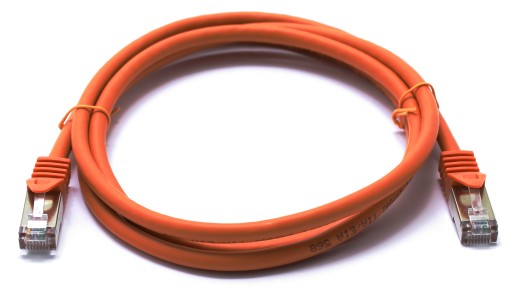 LAN KÁBEL RJ45 CAT 6a SSTP AWG27 LSZH ORANŽOVÁ 6P50 PATCHCORD 5M