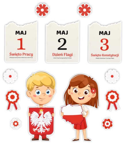 VLASTENECKÁ VÝZDOBA - MÁJOVÉ SVIATKY (3. MÁJ) ÚSTAVA - KOMPOZÍCIA