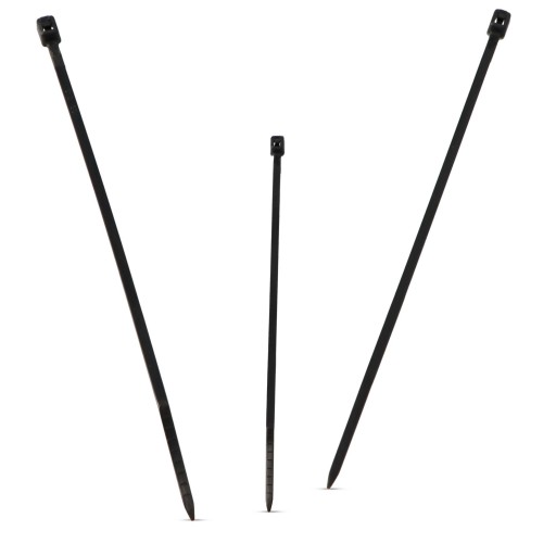 100x sťahovacie pásky Káblové pásky Zipsy 2,5 x 120 mm Silné UV sťahovacie pásky