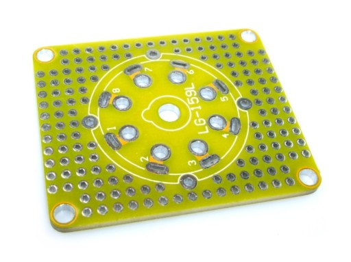 PCB PRE OKTAL 8PINOVÉ OCTÁLOVÉ ZÁKLADNE LAMP