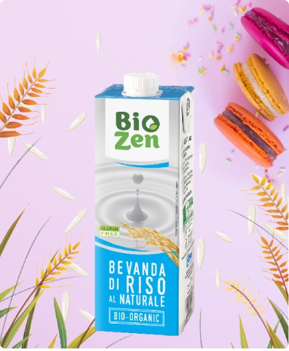 BIO Rastlinný ryžový nápoj Talianske ryžové mlieko 1L / BIOZEN
